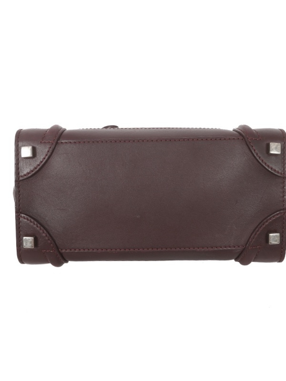 ♥️ Celine Burgundy Leather Mini Luggage Tote ♥️ - Picture 6 of 16